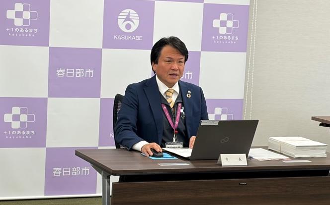 令和8年2月定例記者会見の様子