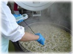 蒸している様子