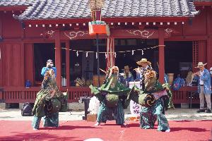 銚子口の獅子舞