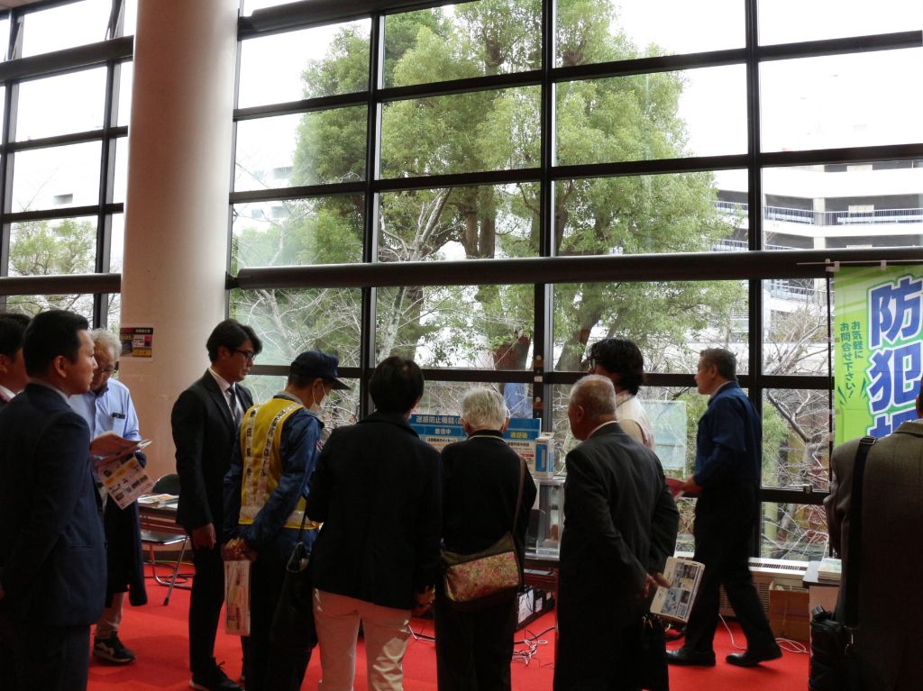 佐々木さんも防犯ブースにいらっしゃいました