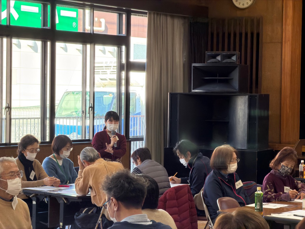 グループワークの発表の様子