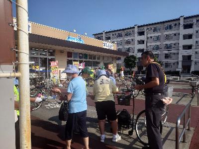 7月23日（水曜日）カスミ春日部武里店における啓発活動キャンペーンの様子