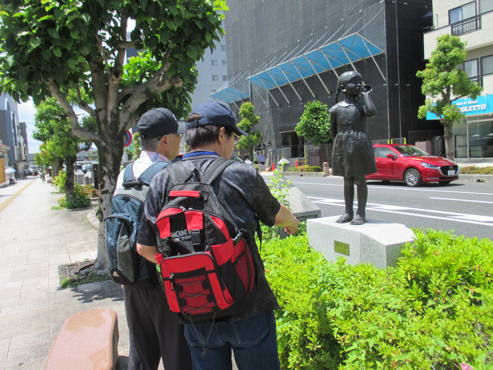 ふれあい大学院 市内探索の様子