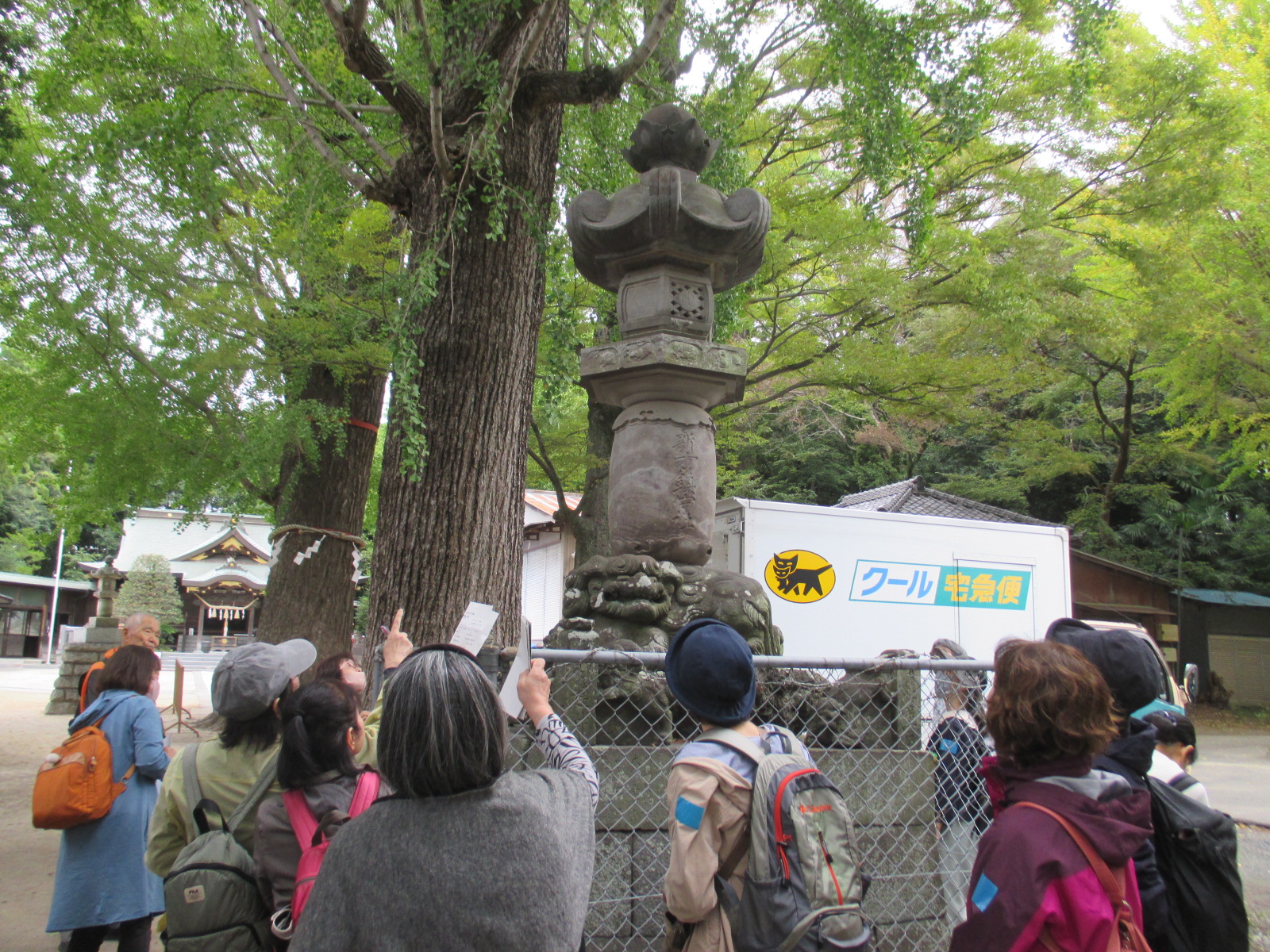 ふれあい大学 市内探索の様子