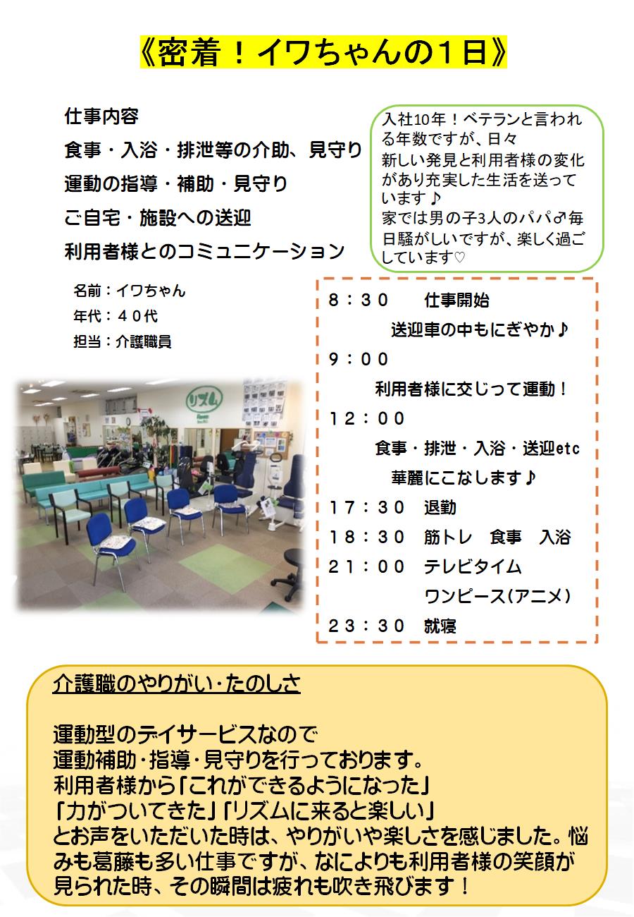 フィットネスデイ リズム従業者紹介