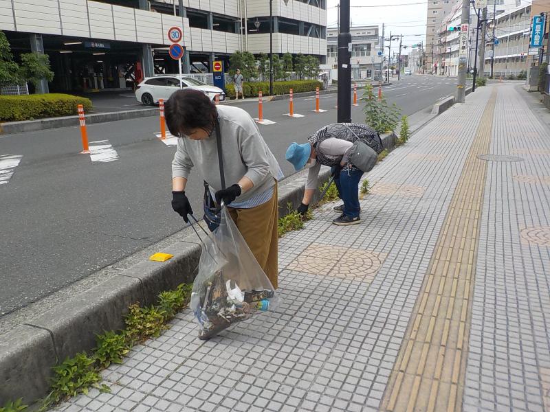 清掃の様子
