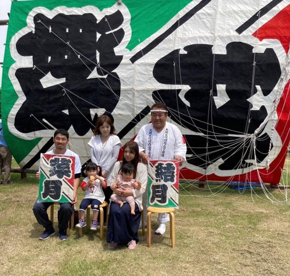 初節句写真撮影の様子