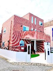 レンガのお城美術館の外観