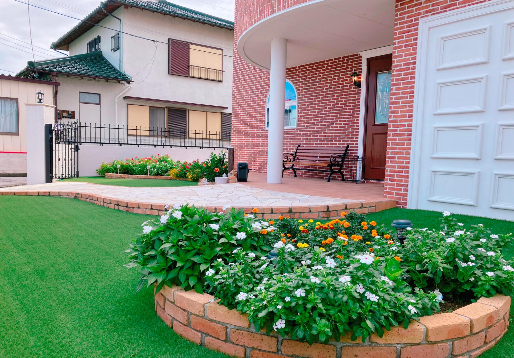 広々とした庭の写真