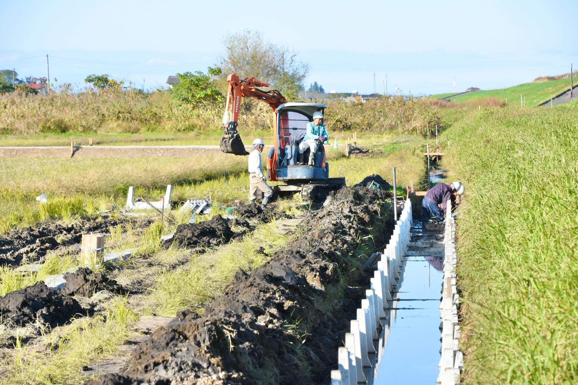 水路の更新工事