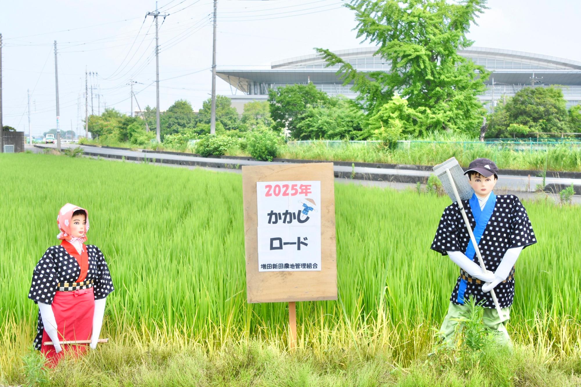 かかしロードの入口