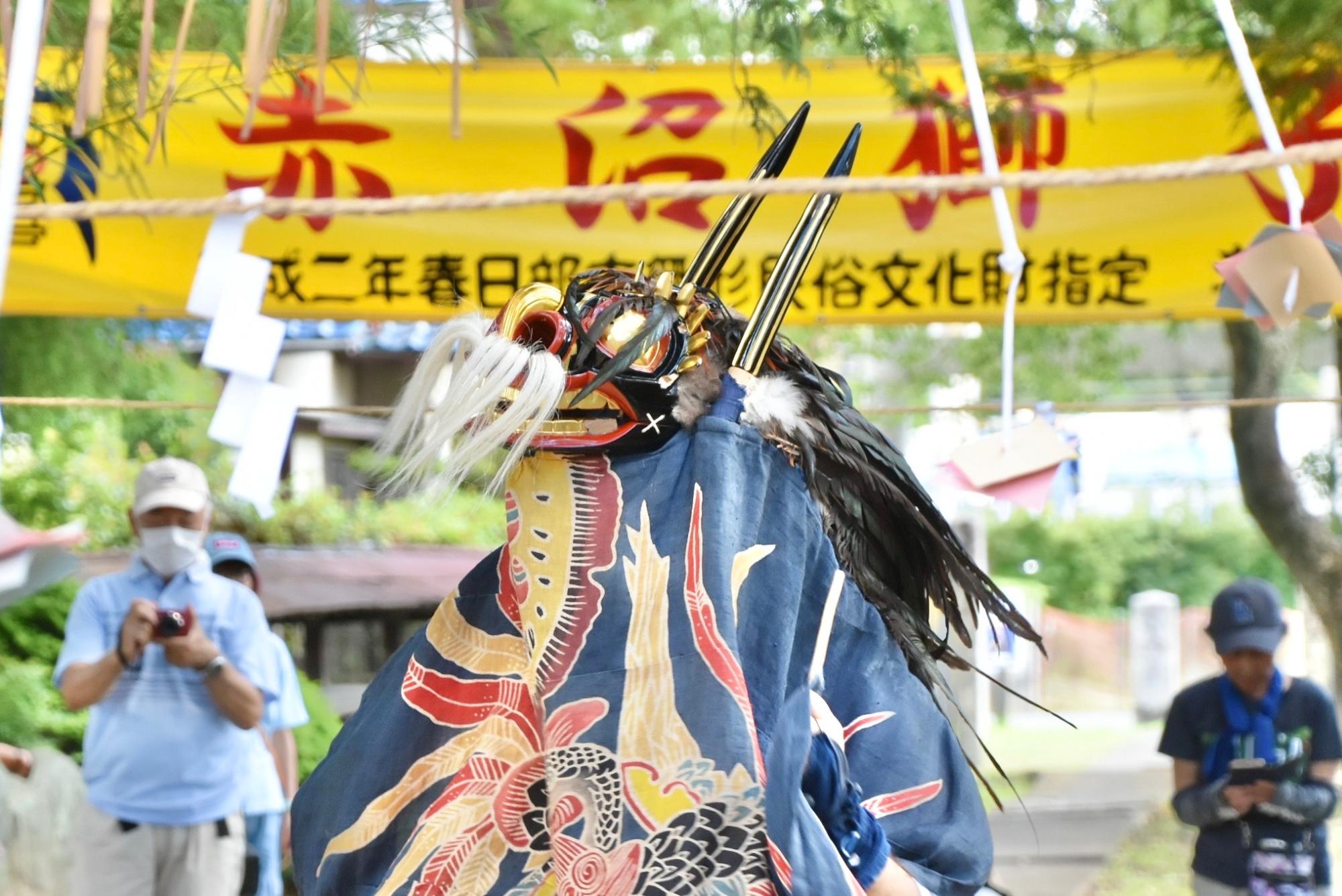 太夫獅子による舞
