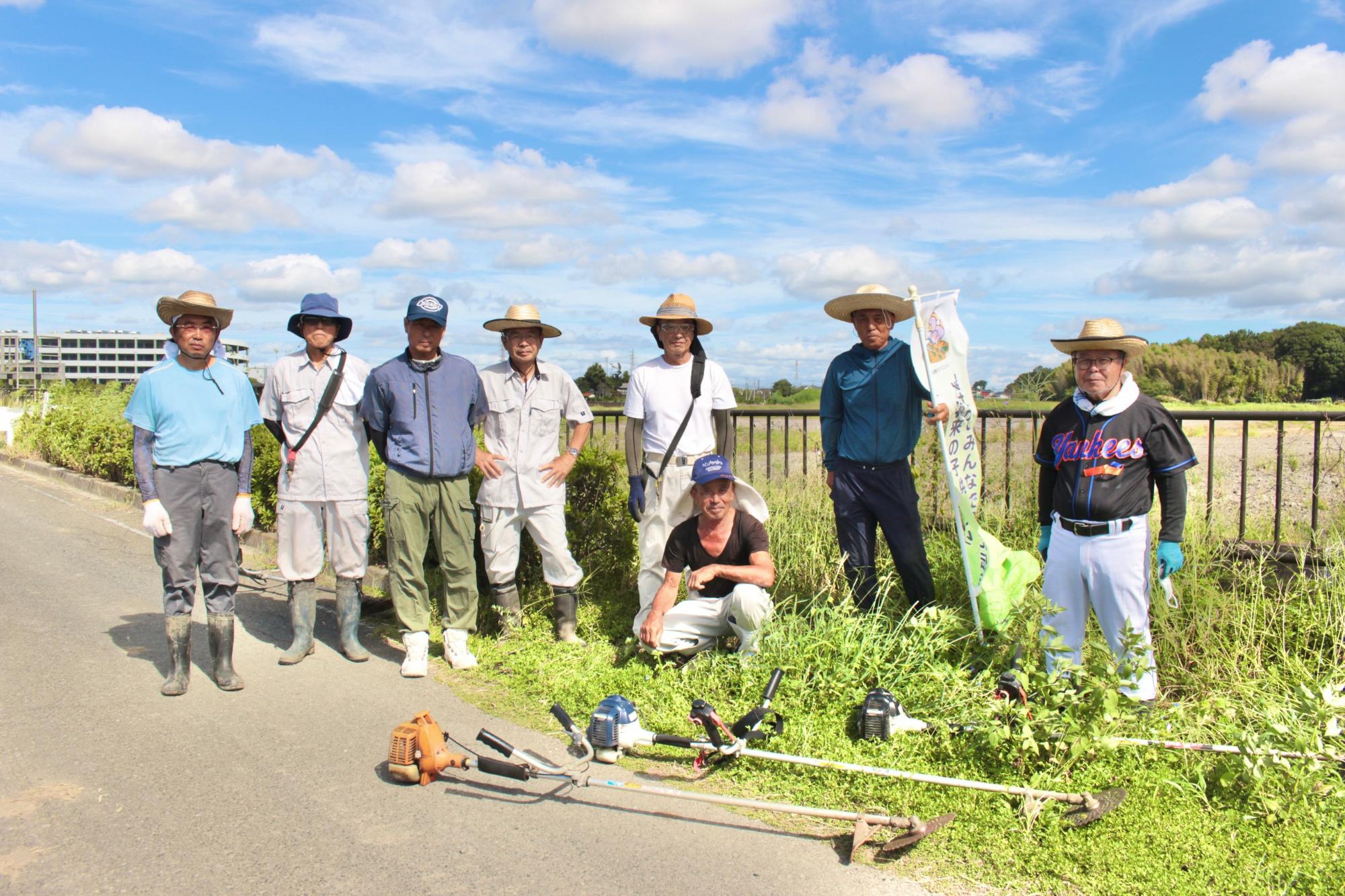 木崎農地管理組合の集合写真