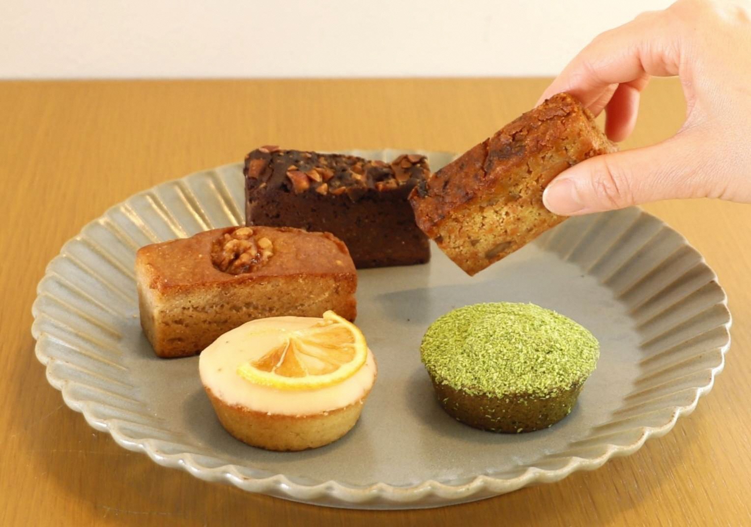 米粉を使った焼き菓子