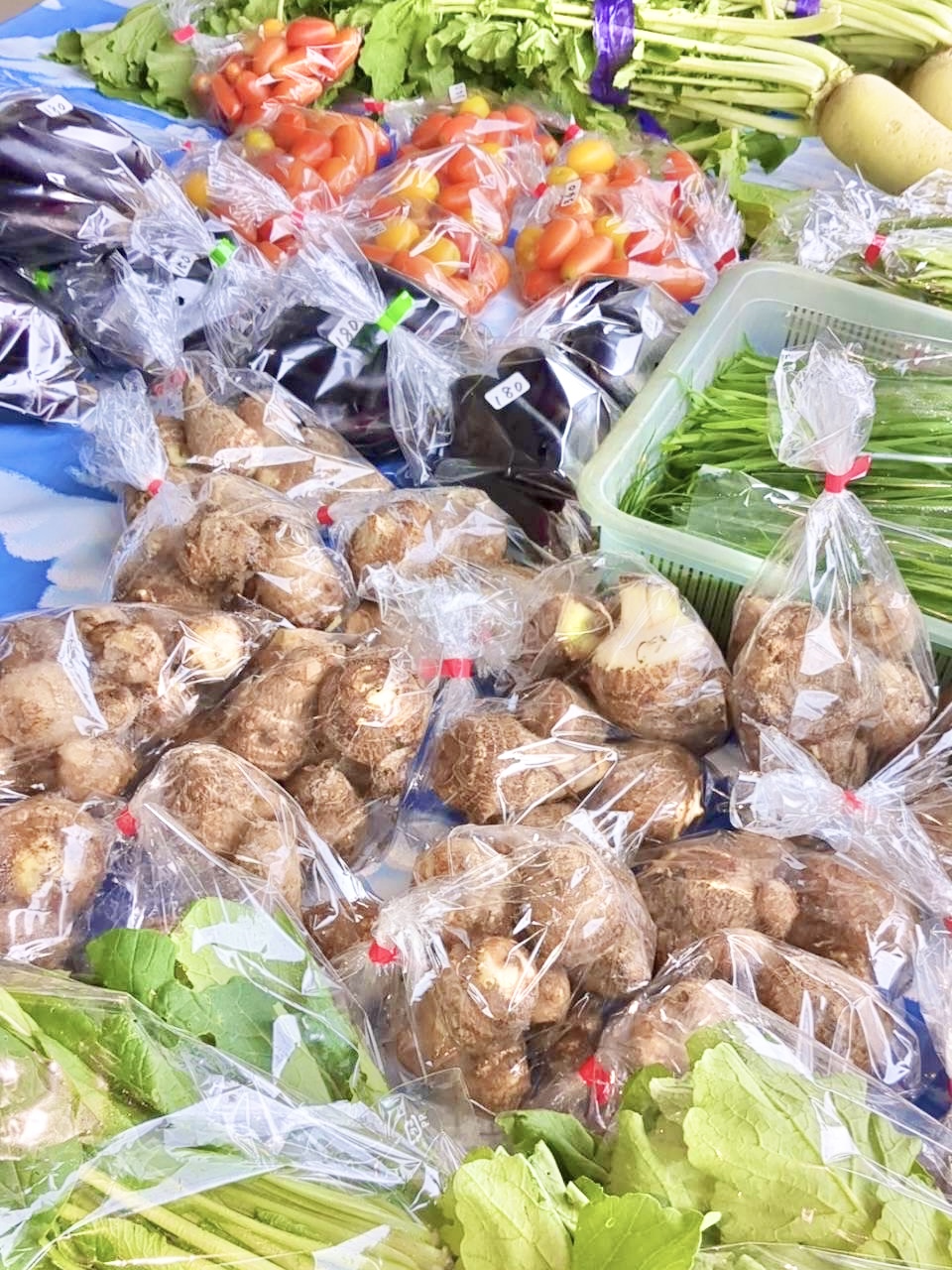 野菜販売の様子