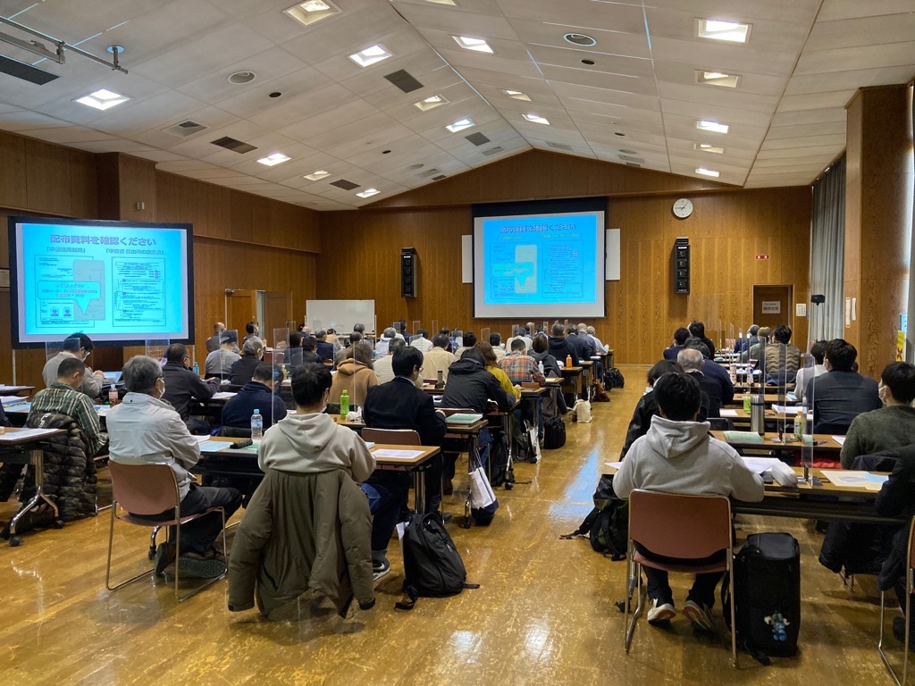 春日部市防災士養成研修の様子