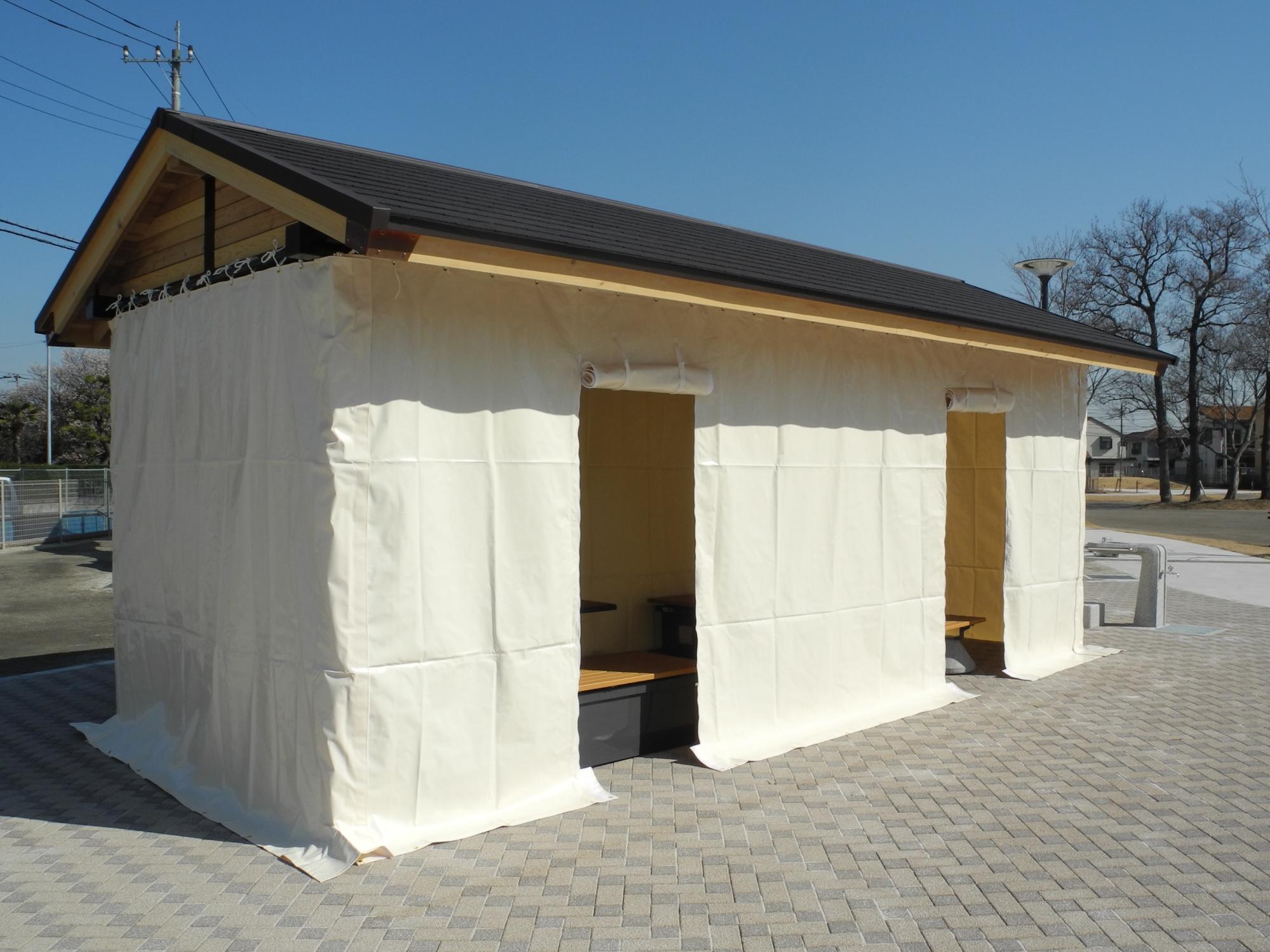 防災あずまやの写真