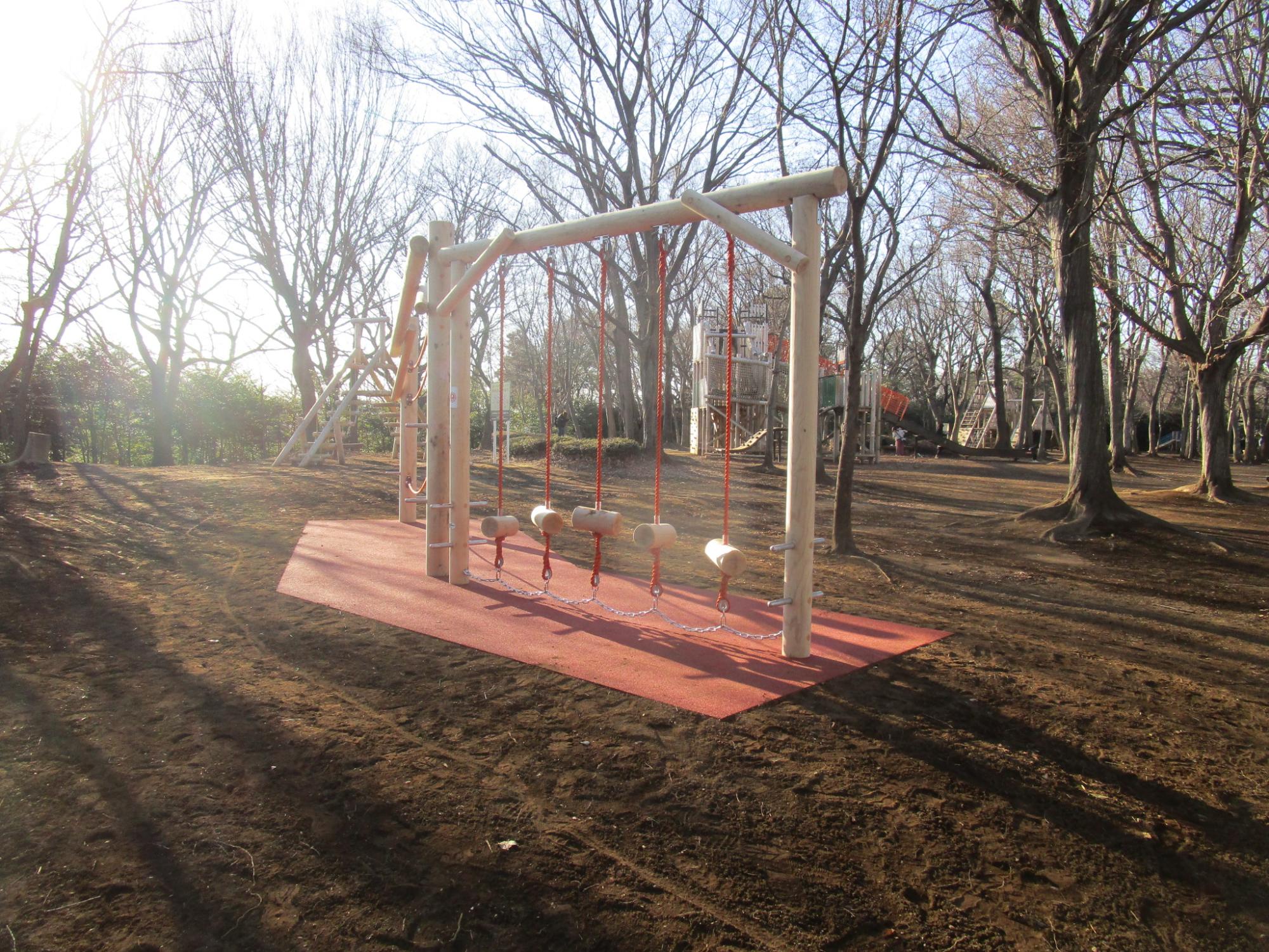 にんじゃ渡り＆ロープ渡りの写真