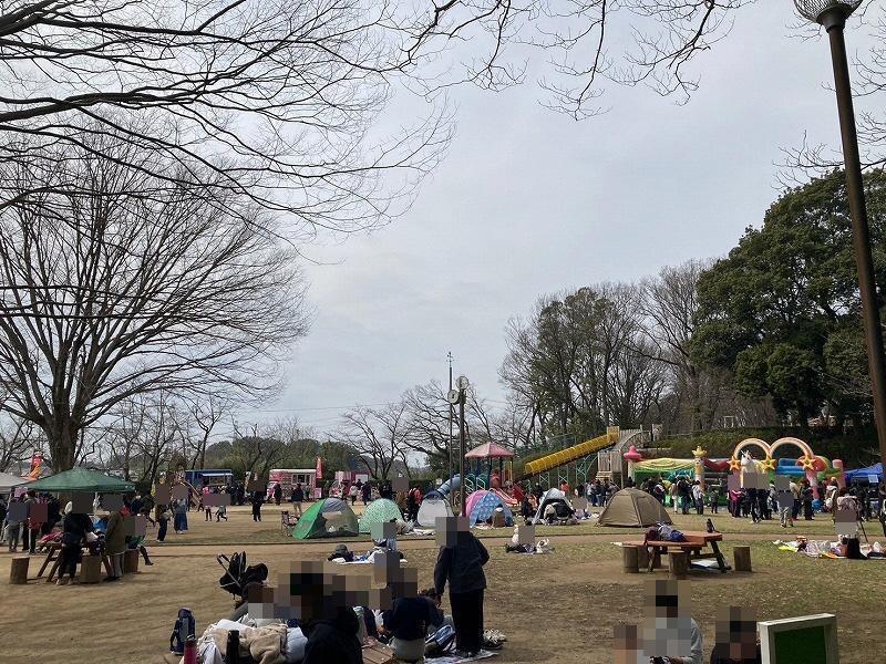 ピクニック広場の様子の写真