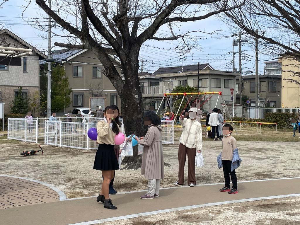 リニューアルした公園の利用状況を写した写真
