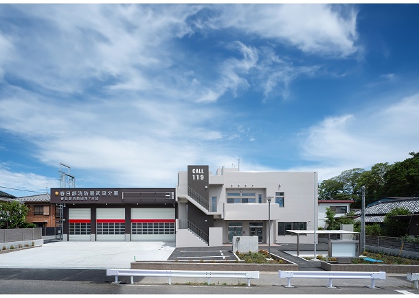 新武里分署の全体を正面から撮影した写真