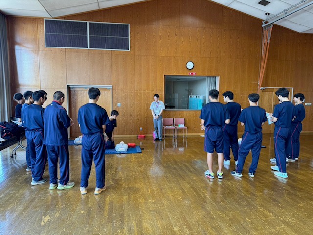 救命講習の様子