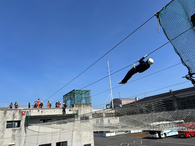 渡過訓練の様子
