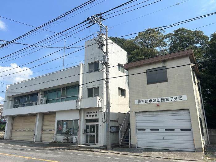 解体前の分署・団車庫