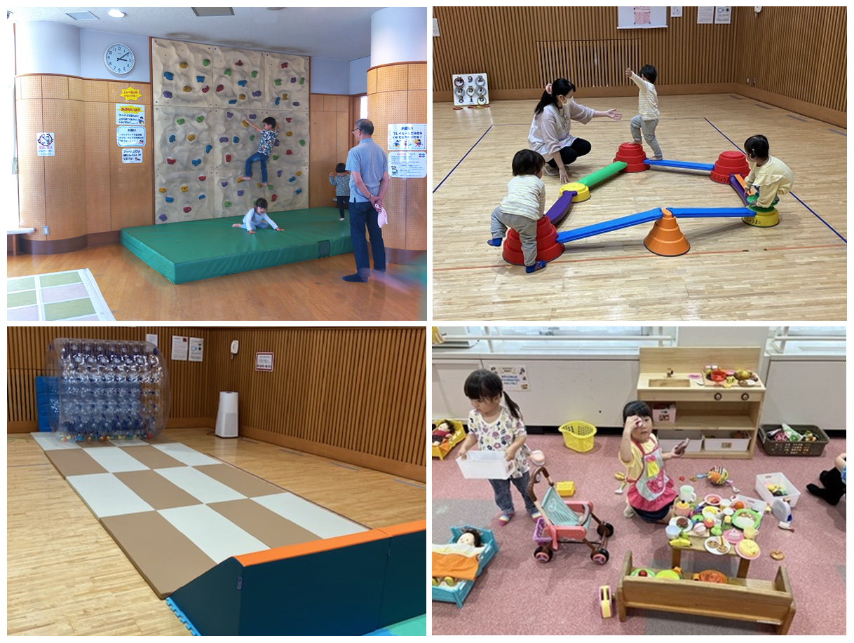 寄附を活用して整備した遊具などの一部