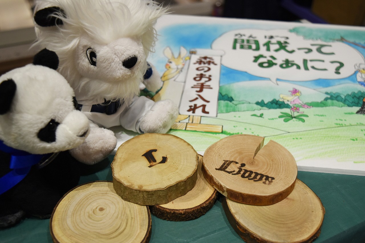 使用した間伐材