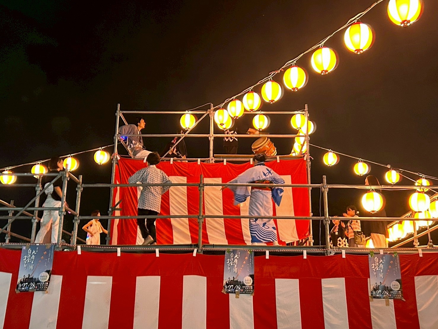 大枝公園自治会まつり当日の様子1