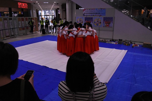 書道パフォーマンス