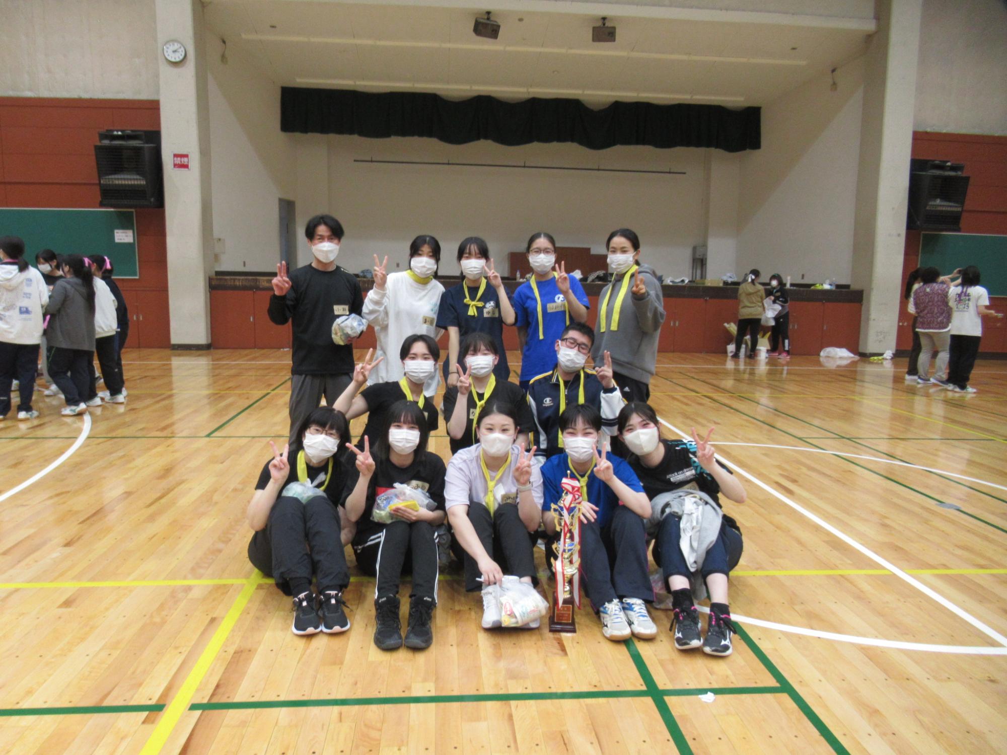 優勝チームの記念撮影！