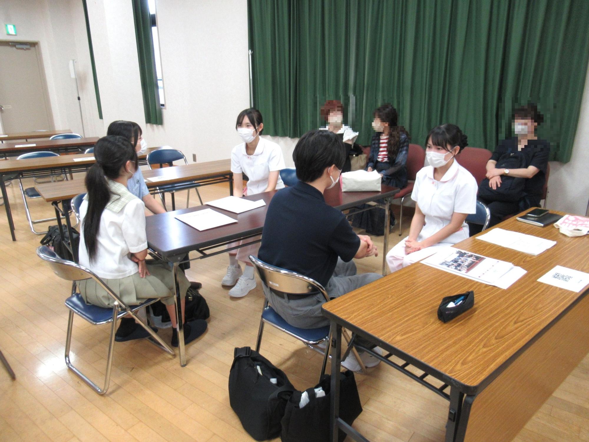 学校生活や入試対策などについて具体的にお答えしました