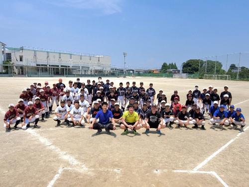 野球練習会に参加した皆さんの集合写真
