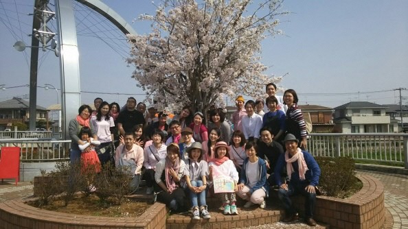 桜咲くマルシェvol.1の出店者スタッフ