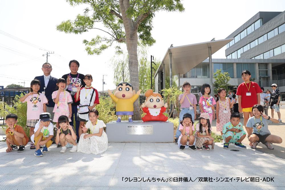 お披露目のお手伝いをしてくれたこどもたちの集合写真