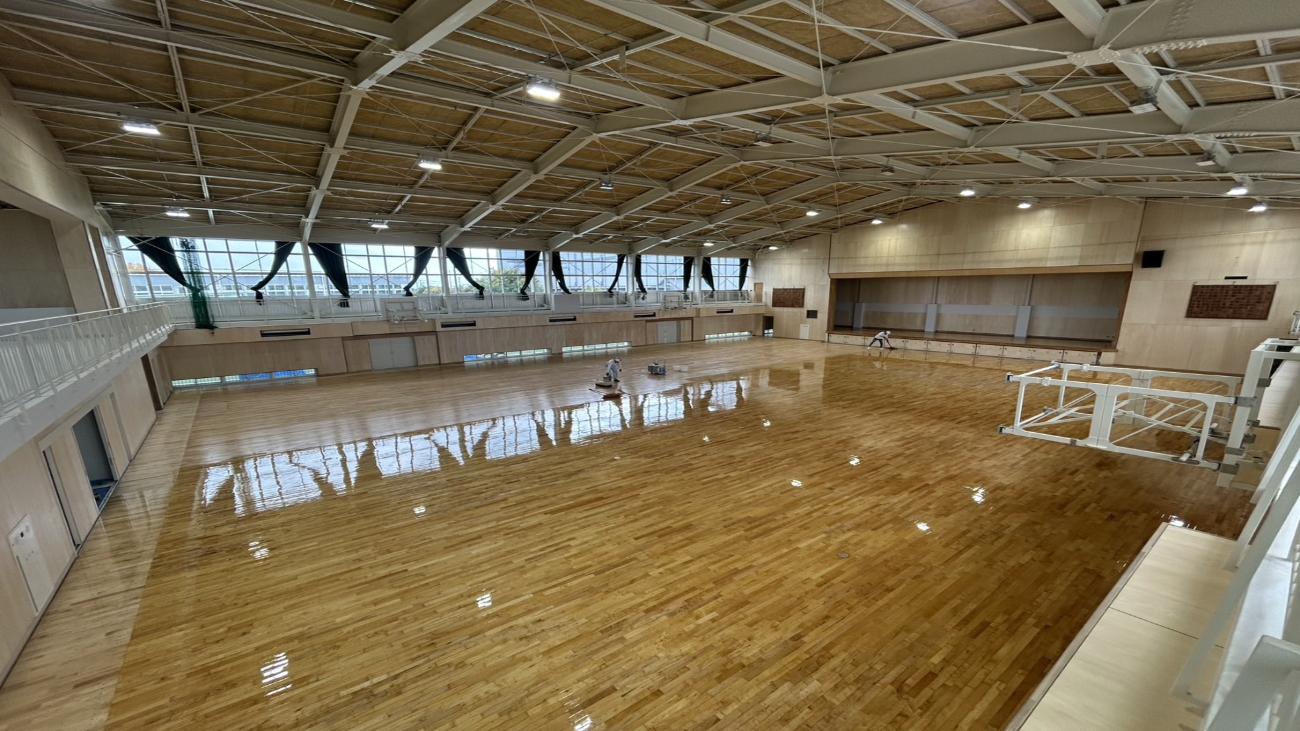 体育館内部の様子