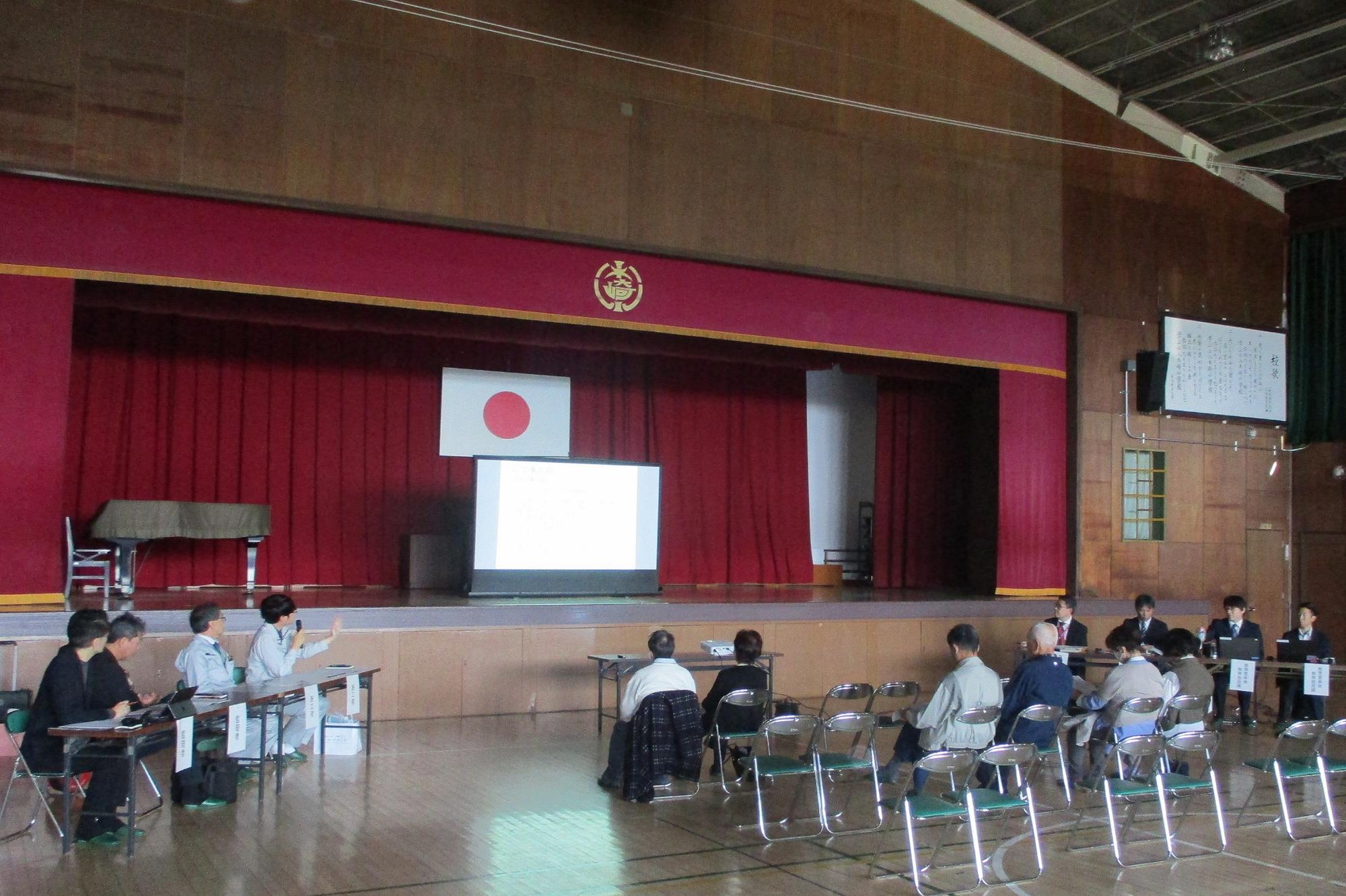 工事説明の様子