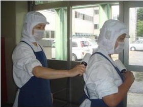 ローラーをかける画像