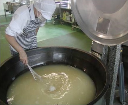 寒天を使う様子