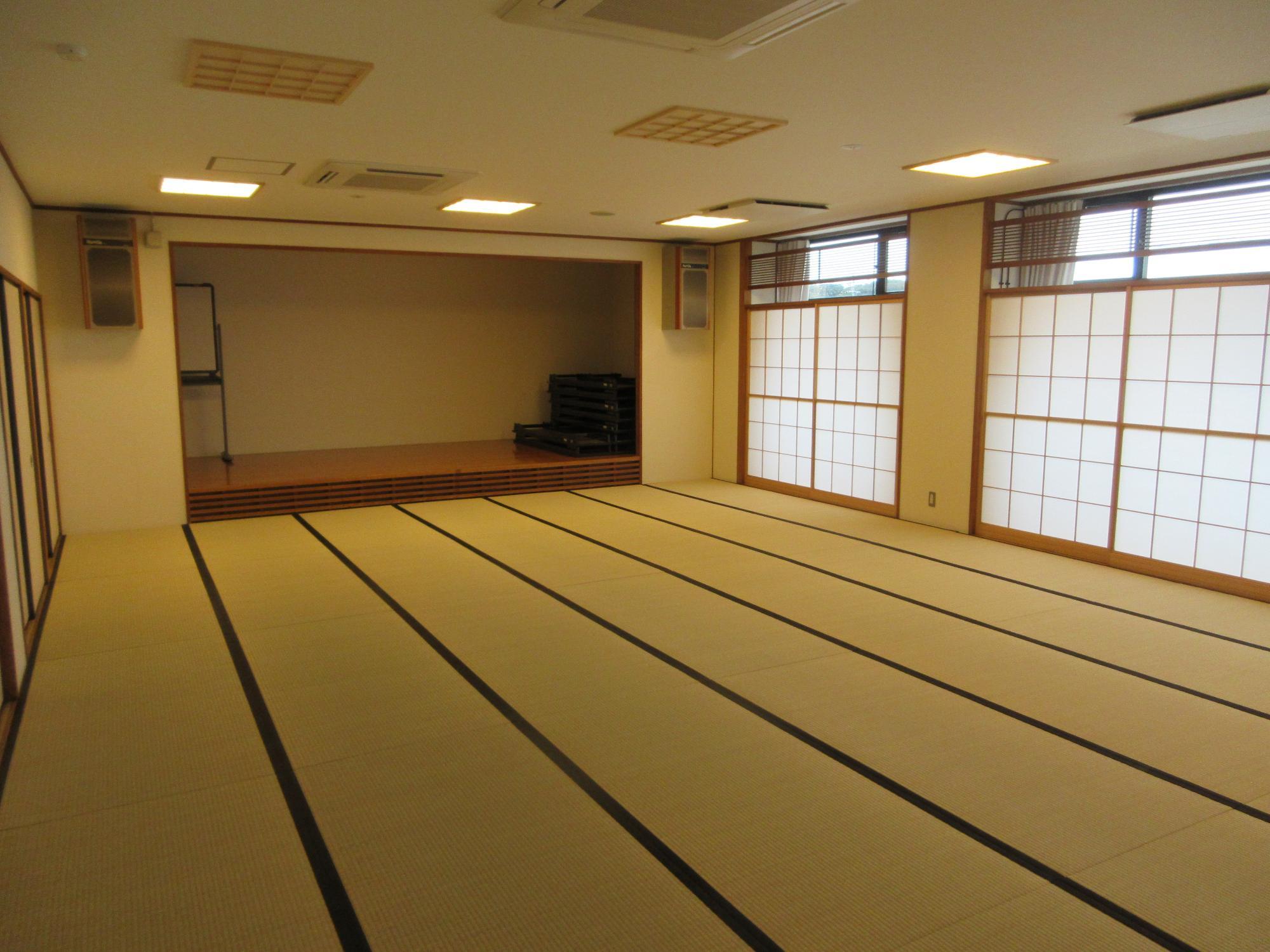 庄和市民センター正風館2階の和室（1）内部の写真