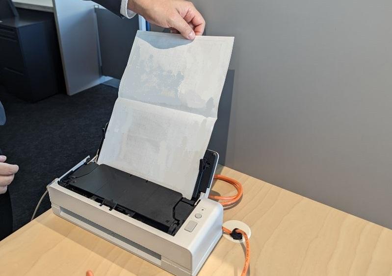 転出証明書等を読み取る際のイメージ