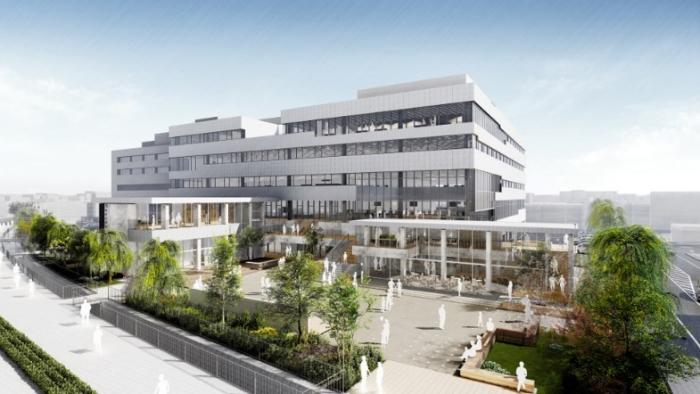 春日部市役所新本庁舎外観イメージ