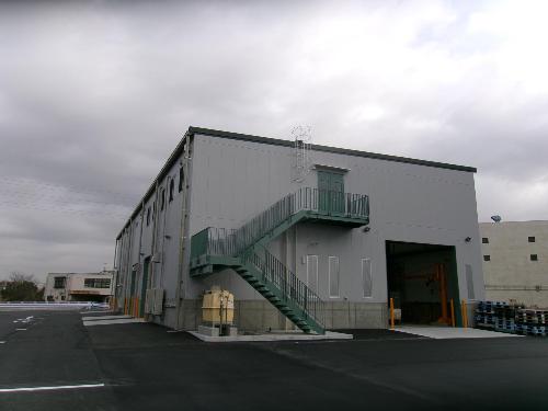 屋内ストックヤード完成