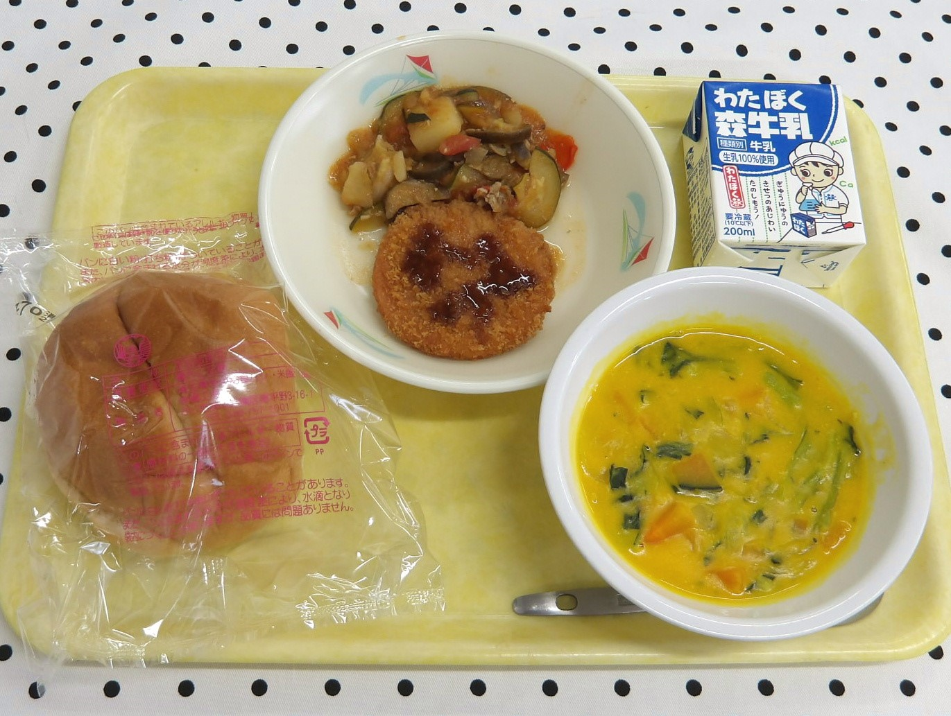 カボチャの米粉シチュー